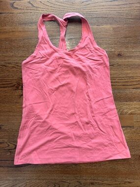 lululemon athletica cool racerback tank Coral Pink Racerback Tank